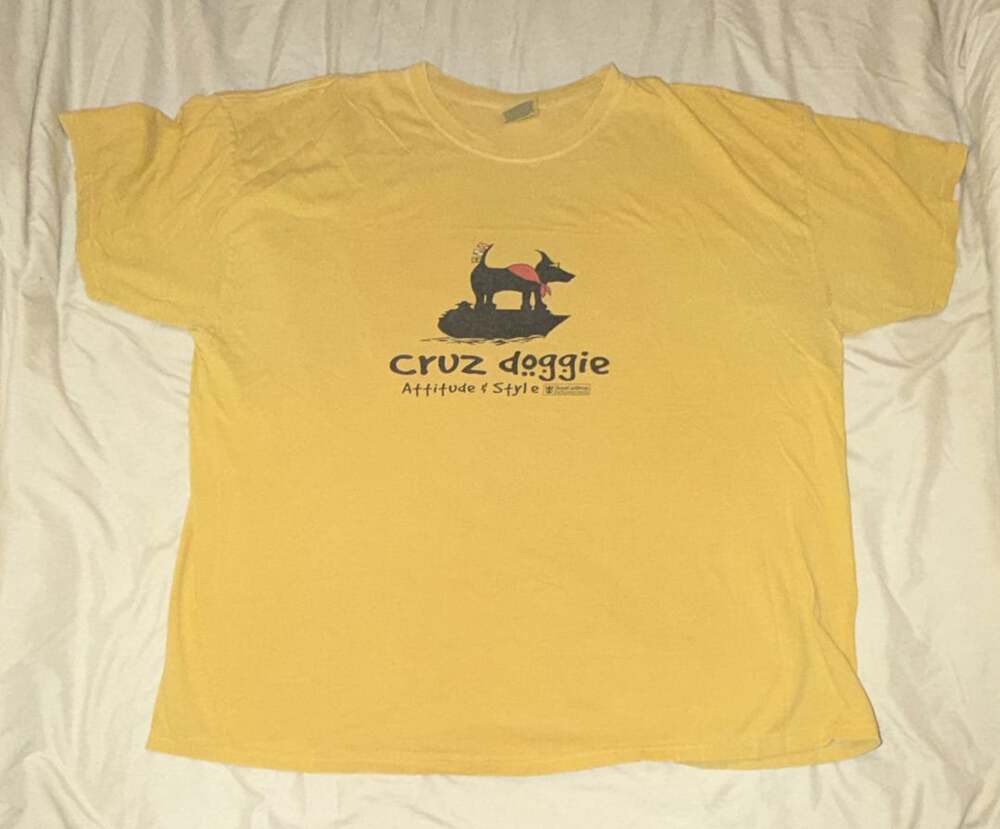 Hanes Heavyweight Royal Caribbean Doggie Attitude & Style Yellow T-Shirt 2XL